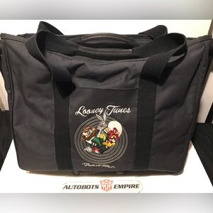 Vintage 90s WARNER BROTHERS LOONEY TUNES Bag Tote Cartoon Bugs Bunny Daffy Taz x